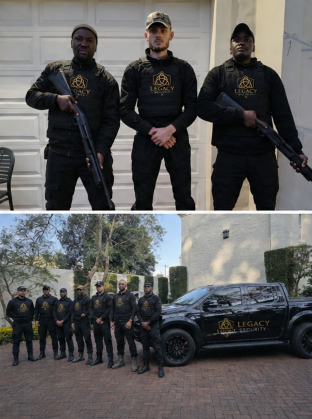 Legacy Security armed response team on residential deployment