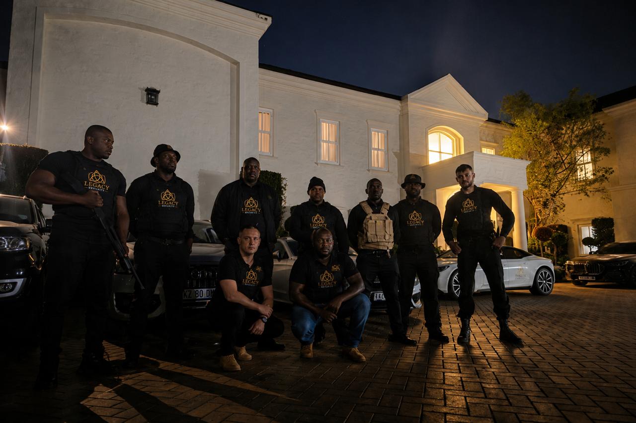 Legacy Security team on a high-value residential detail at night